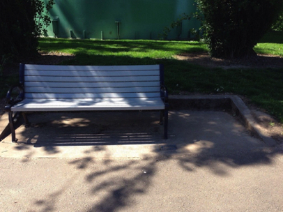 ...and even benches with companion seating...